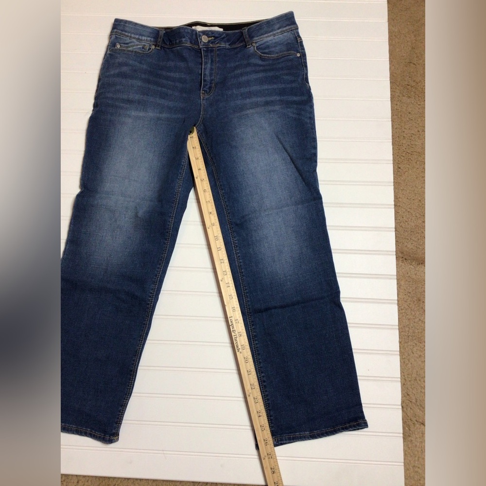 Cato 12p Women's Straight Leg Blue Jeans (0205) - Picture 8 of 10